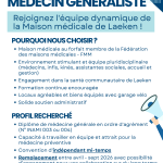 Rejoignez l’équipe dynamique de la Maison médicale de Laeken !