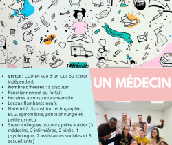 Maison médicale le Brasero cherche médecin généraliste