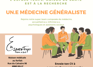 Nous recrutons un médecin généraliste h/f/x